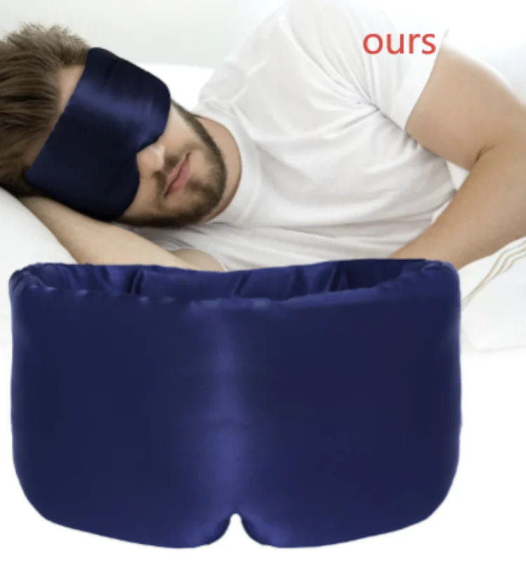 Silk-Feel Cooling Sleep Eye Mask