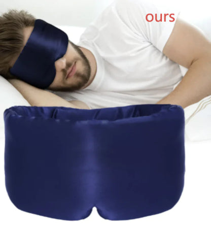 Silk-Feel Cooling Sleep Eye Mask