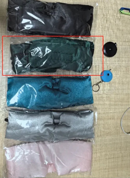 Silk-Feel Cooling Sleep Eye Mask